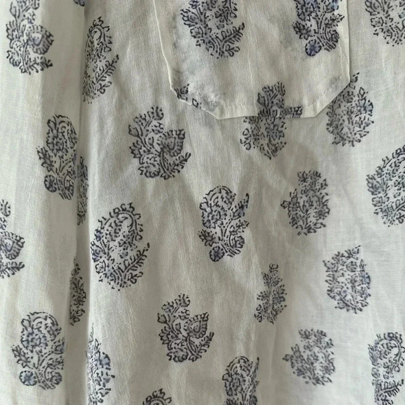 Rebecca Taylor Long Sleeve 3/4 Button Up Blouse - Picture 14 of 15